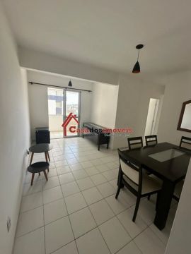 Apartamento 3/4, suíte, varanda, semi-mobiliado