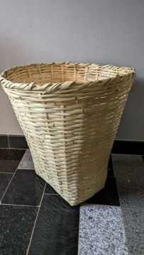 Cesto de bambu taquara grande artesanato cesto de roupa