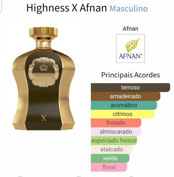 Perfume Highness X Afnan Masculino - 100ml 