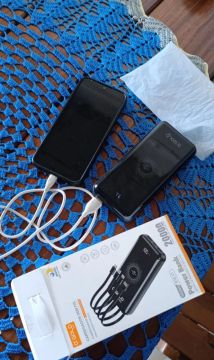 Carregador Portátil O'Gold 20000 mAh - Novo