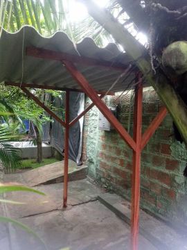 Estrutura de madeira para coberta