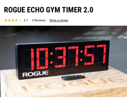 Cronômetro de Ginástica Rogue Echo Gym Timer 2.0