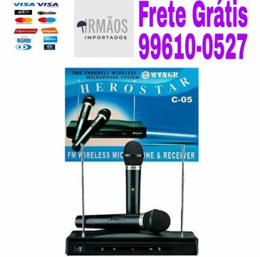 Microfone Sem Fio VHF WVNGR C-05