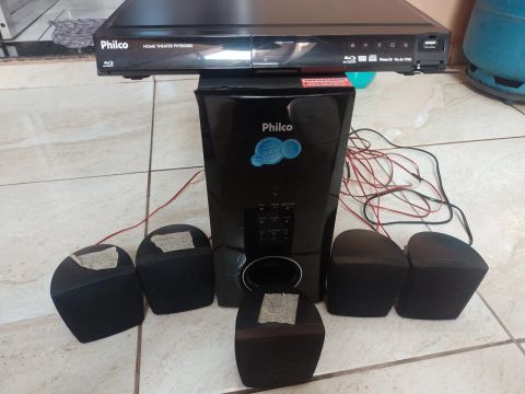 Home Theater Philco 5.1 500W RMS Blu-ray