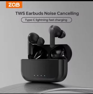 Fones de Ouvido Bluetooth TWS ZQB com Cancelamento de Ruído