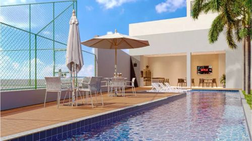 Apartamento no bairro Glória, 2 quartos - Condomínio com lazer completo