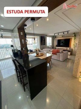 CONDOMÍNIO ALEGRIA Maravilhoso Apartamento com 3 dormitórios à venda, 114 m² por R$ 1.100.