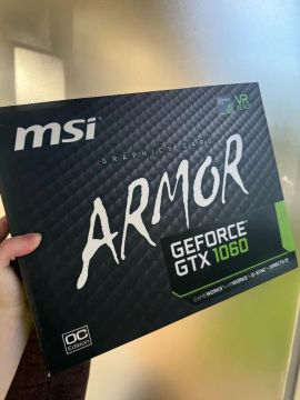 Placa de Vídeo MSI GeForce GTX 1060 6GB Armor OC