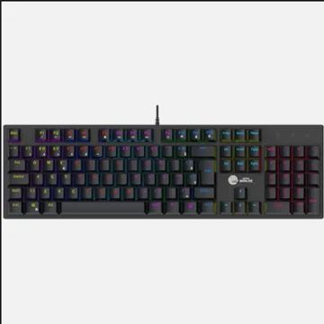 Teclado Mecânico Gamer Ninja Leap, Switch Blue, Rainbow, ABNT2, Black, Novo, Lacrado 