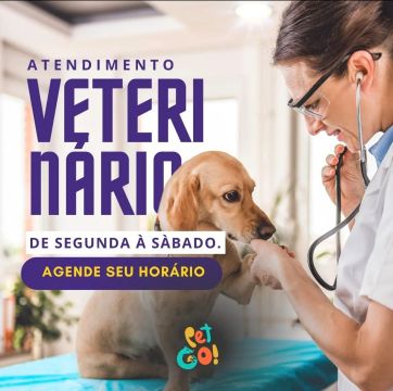Temos consulta veterinária 