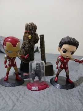 Bonecos Marvel Zombies - Iron Man, Hulk e Thanos