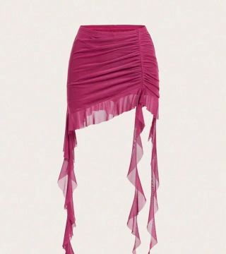 Short Saia com babados