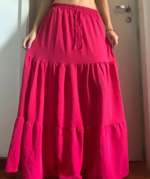 saia longa rosa