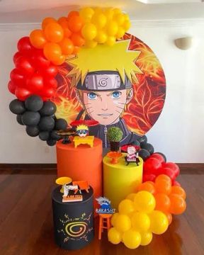 Decoração de festa pegue e monte simples