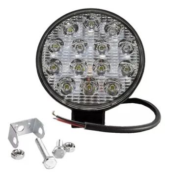 Auxiliar de Led Farol 42w Redondo 12v/24v