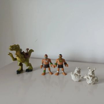 Dinossauro e bonecos Fishcr Price