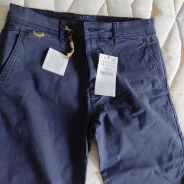 Calça Zara Man Azul - Tamanho 40