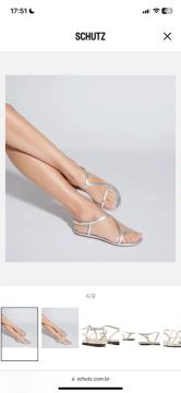 Sandália Schutz tamanho 39 (calça 38)