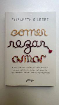 Livros. Comer Rezar e Amar, O Erro, Minha Vida Fora de Série 