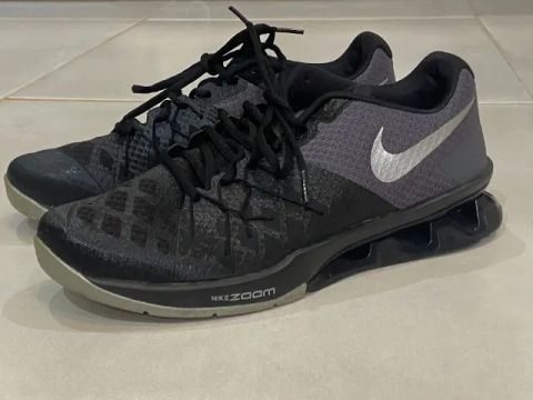 Tenis Original Nike Zoom Reax Cinza e Preto Masculino 42 