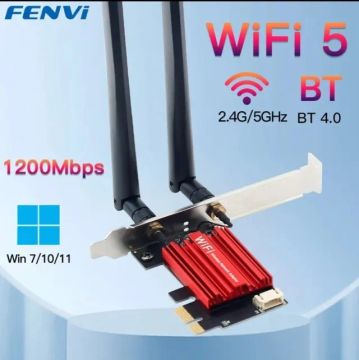 Placa de rede wifi Pci-e Ac1200