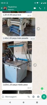 Serigrafia- mesa, secador, reveladora e estufa + laminadora quente e fria 1 metro de boca 
