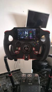 Volante fórmula Gridburn Modelo Weel Add-on Vf-br F P/ G920