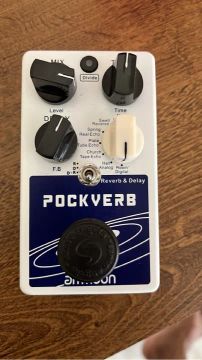 Pedal de Reverb e Delay POCKVERB