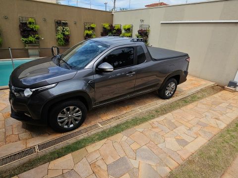 FIAT STRADA - 2021 CINZA 