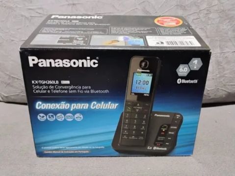 Telefone sem fio Panasonic KX-TGH260LB - Leia a descrição