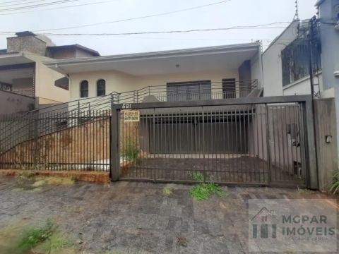 Casa para Locação em Presidente Prudente, Jardim Bela Daria, 4 dormitórios, 1 suíte, 2 ban