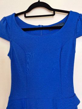 Vestido Zara azul Tam. M