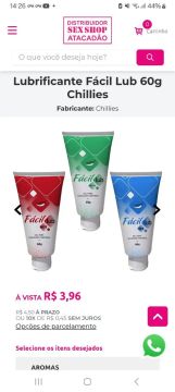 Lubrificante Fácil Lub Chillies 60g