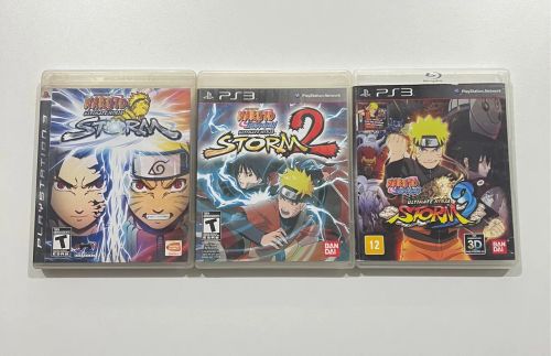 Naruto Shippuden Ultimate Ninja Storm 1, 2 e 3 para PS3