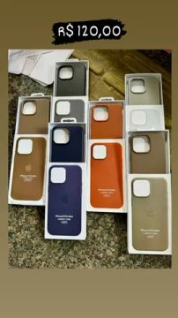 Capa Couro Magsafe Iphone todos Iphones