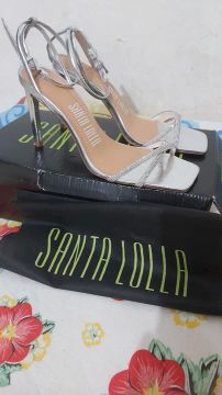 Sandália Santa Lolla Prata