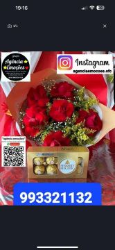 Buquê de flores Caixa de bombons Ferrero Rocher - Presente perfeito!
