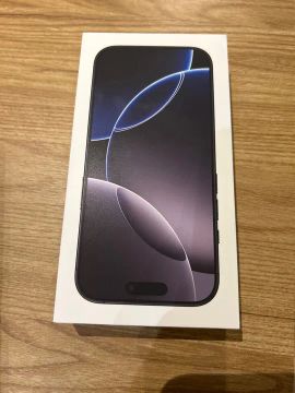 iPhone 16 Pro - Black Titanium 128 GB Novo na Caixa