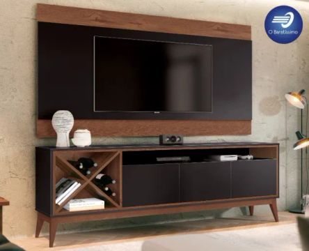 Rack com Painel Refinado para TV até 60"