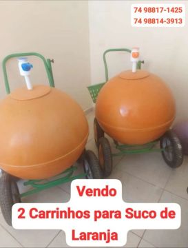 Carrinho para Suco de Laranja 