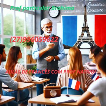 Aulas de francês disponíveis com professor nativo !