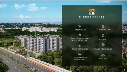 Apto com área técnica separada, fechadura eletrônica, varanda, garagem e a maior metragem 