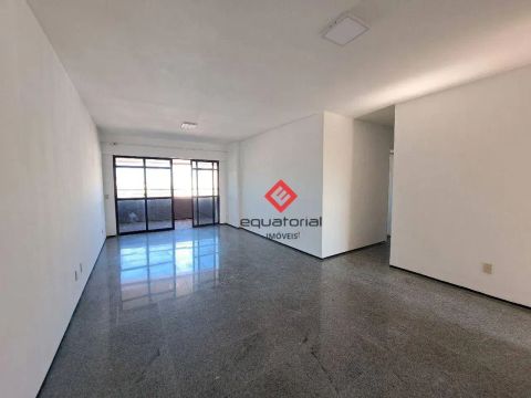 Apartamento com 3 Suítes para Alugar, 122 m² por R$ 3.484/mês - Papicu - Fortaleza/CE