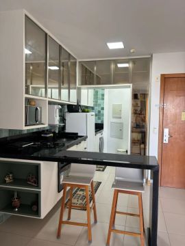 Boulevard Side 1/4 e sala, mobiliado