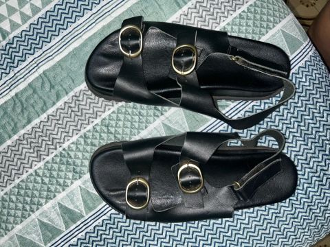 Papete de couro preto