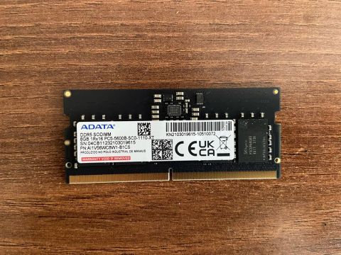 Memória Ram Ddr5 Adata - 8gb - 5600 Mhz - Notebook