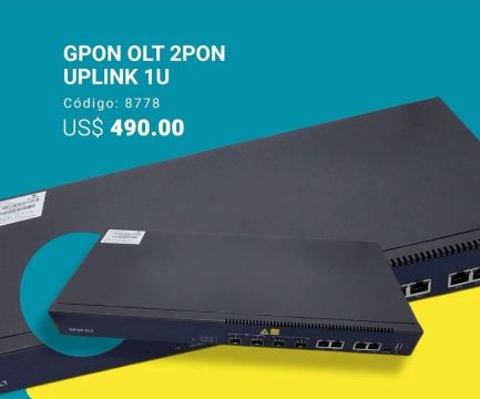 F. GPON OLT 2PON V1600GT 2*10GE SFP+ 2*GE RJ45 UPLINK 1U