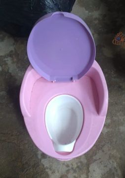 Pote de Penico Infantil Rosa