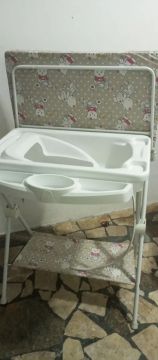 Trocador de Bebê com Banheira - Branco