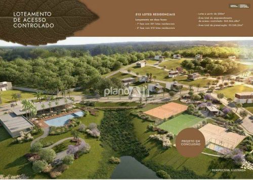 Terreno em condomínio GreenField à venda, com 252,36m², - São Vicente - Alphaville - Grava